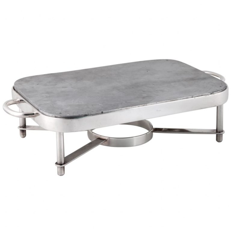 RÉCHAUD CHAPA RETANG. PRATA 01 QUEIM.