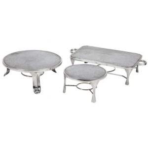 RÉCHAUD CHAPA REDONDO GDE. PRATA