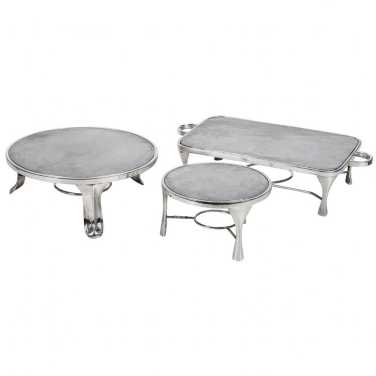 RÉCHAUD CHAPA REDONDO GDE. PRATA