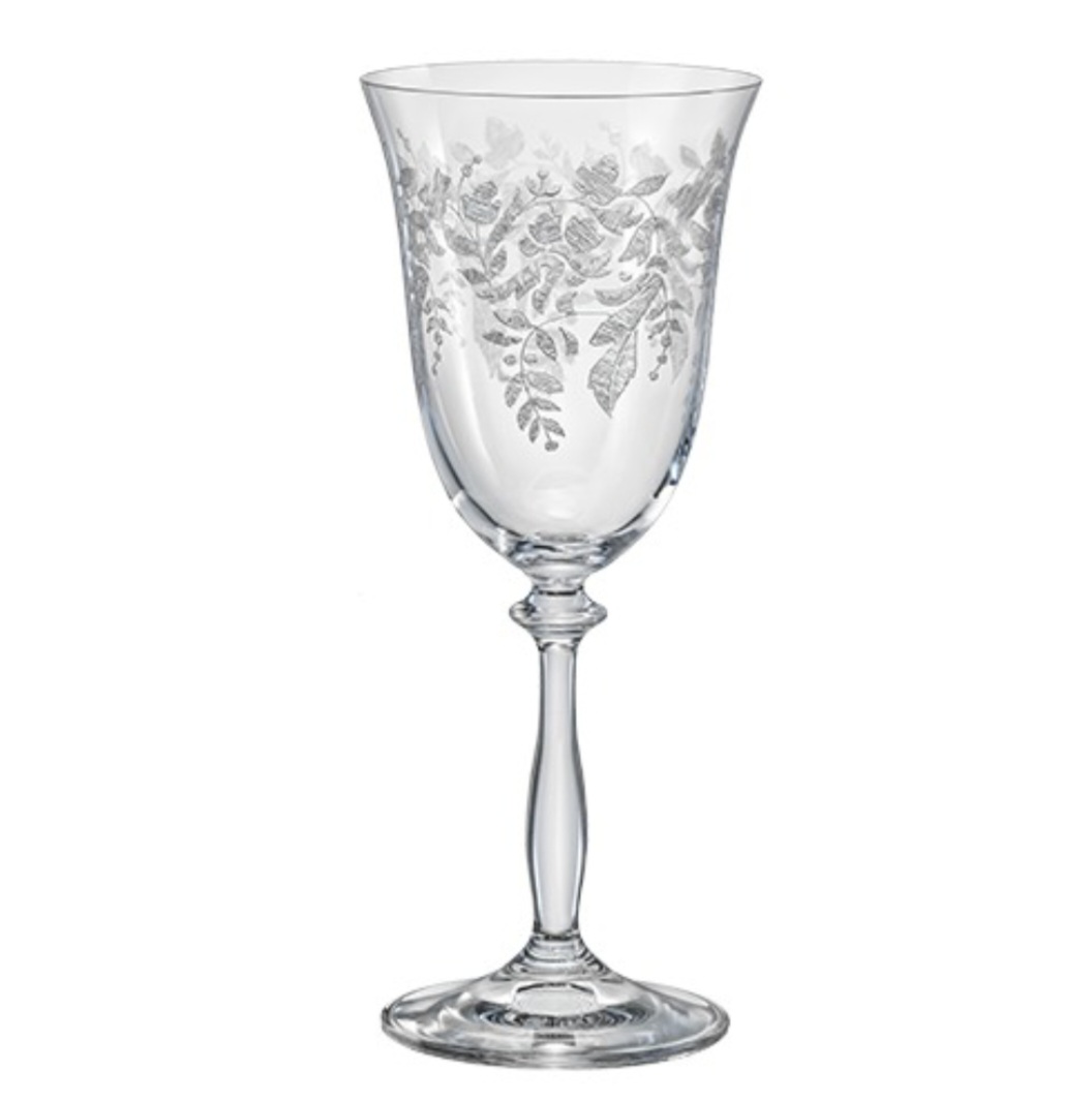 TAÇA ÁGUA LAPIDADA HERA 350ML