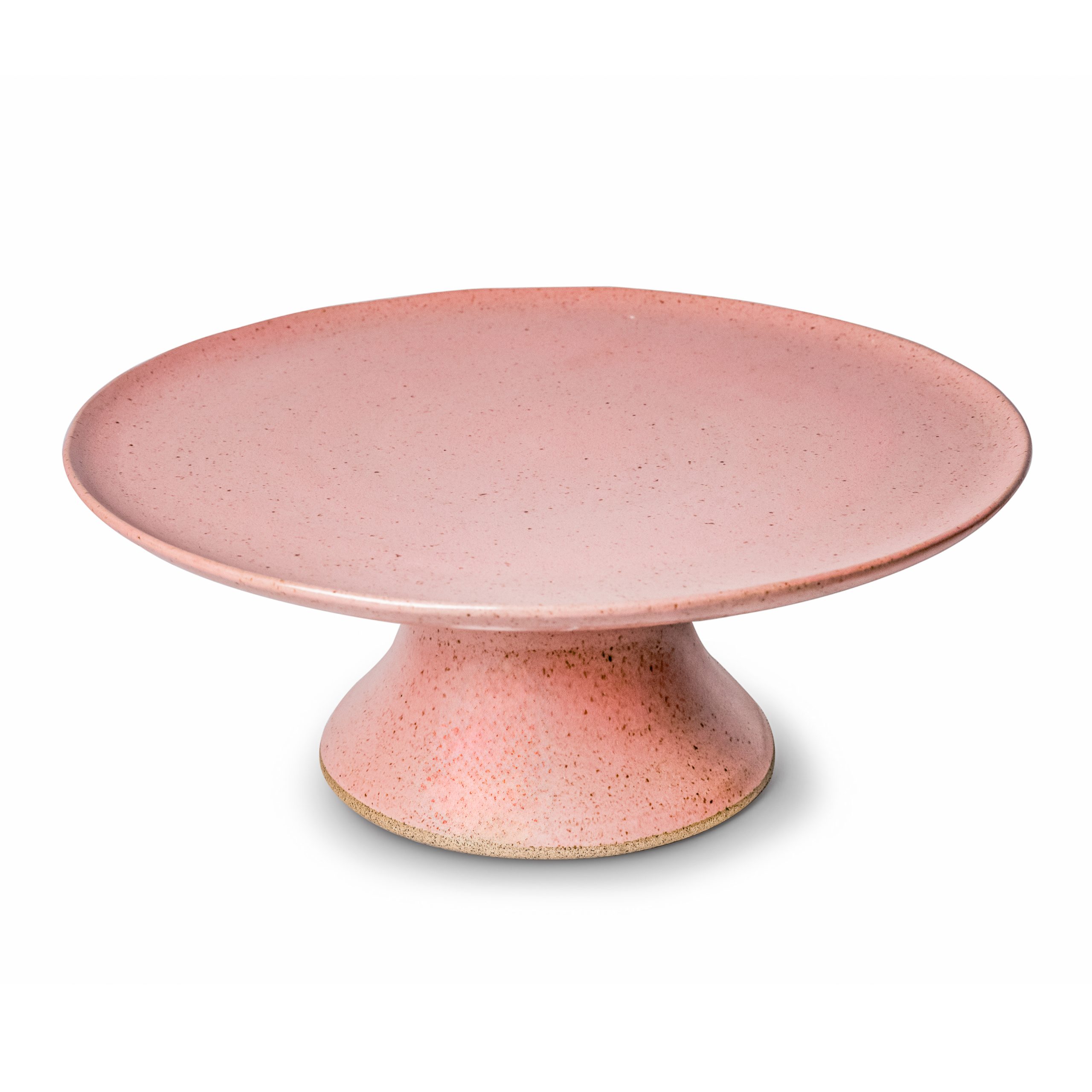 PRATO BOLO ROSA D30CM H12CM