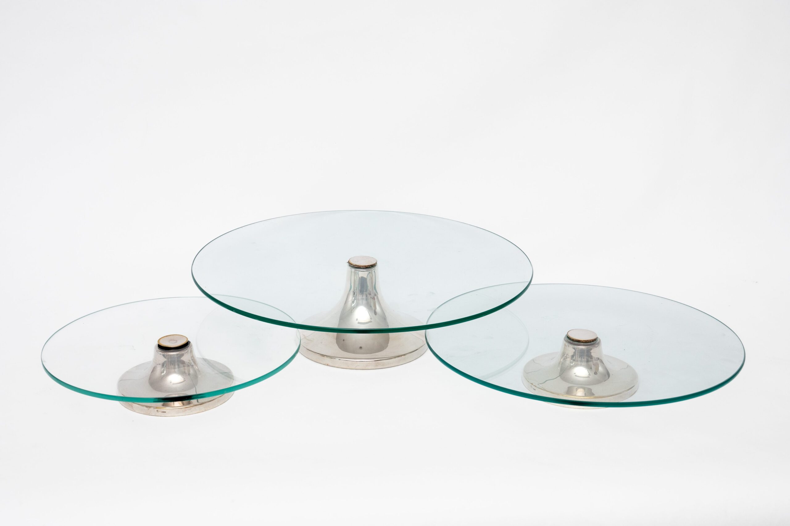 PRATO BOLO VIDRO ST JAMES MED. ALTO