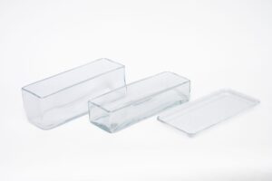 VIDRO - PRATO RETANGULAR 30X14