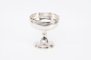 CENTRO MESA PRATA ANTIGO B 16CM H 17CM