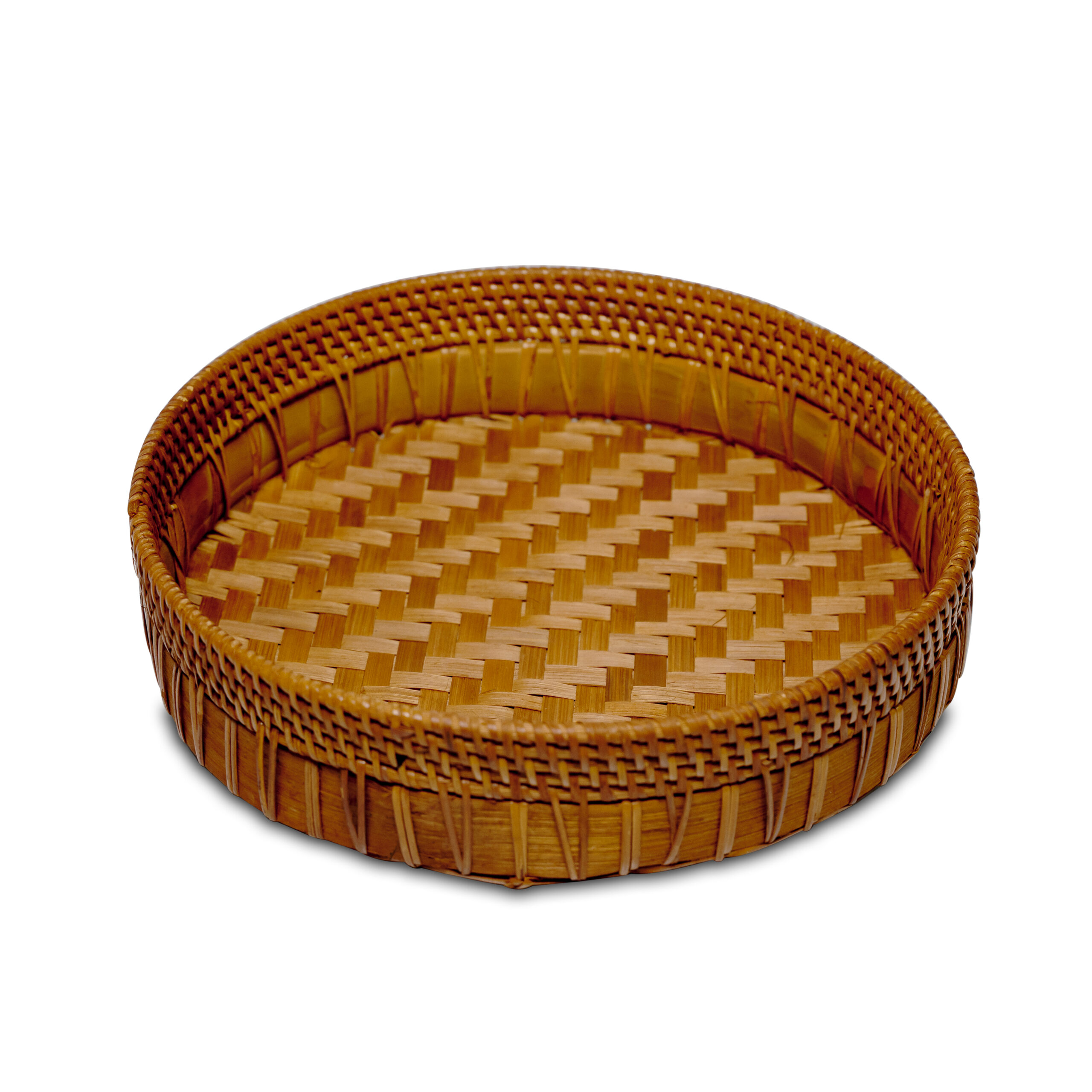 BANDEJA REDONDA RATTAN PEQ. D25CM H7CM