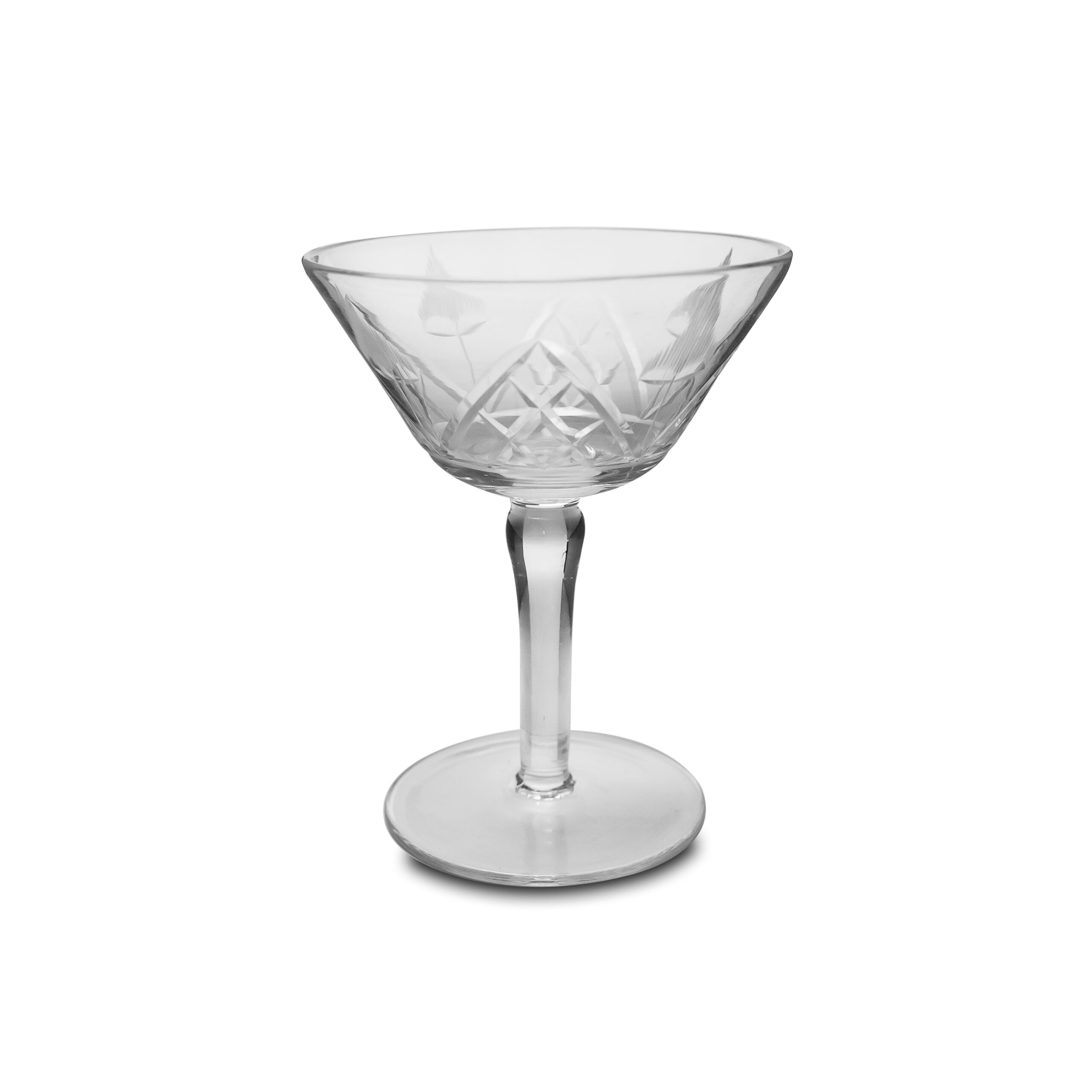 017 - TAÇA CHAMPAGNE LAPIDAÇÃO ESPECIAL