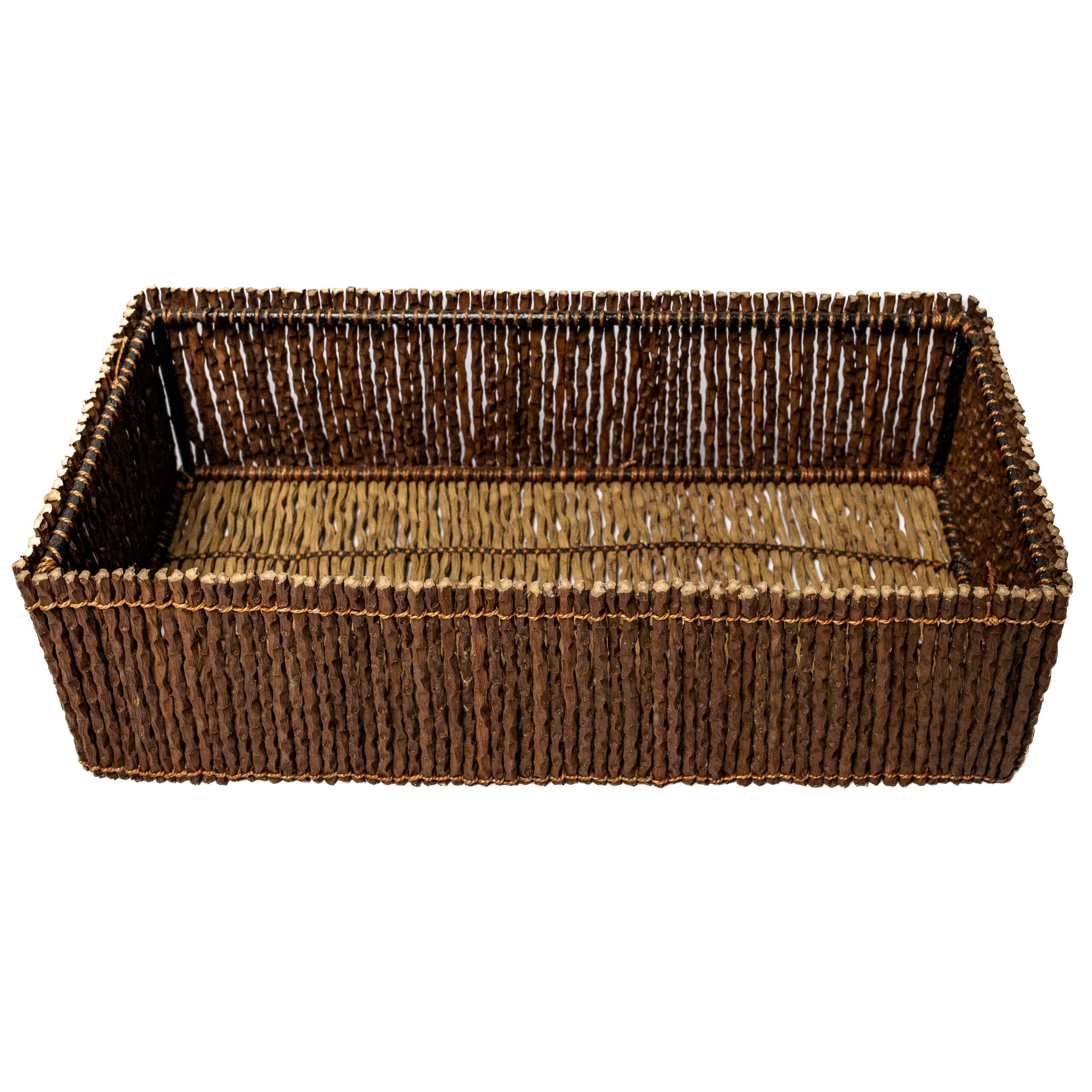 CARTAGENA - CAIXA RET. FIBRA NAT. PEQ. 29X12CM