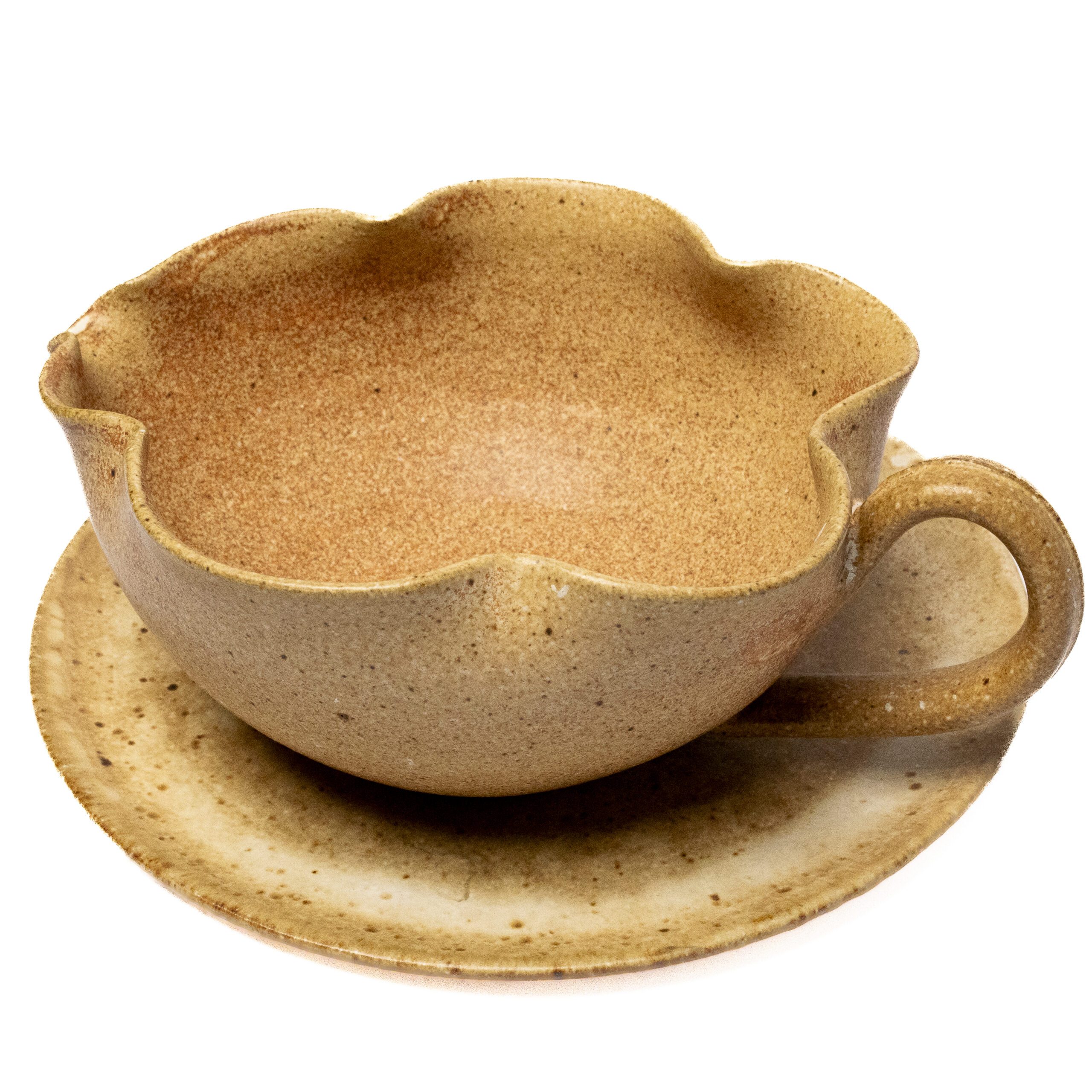 CERÂMICA TORRADA - MOLHEIRA OND. G 16CM - (RVMONG) CERÂMICA TORRADA - MOLHEIRA OND. G 16CM