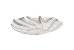 PRATA - OVAL FUNDA ONDULADA 45X35