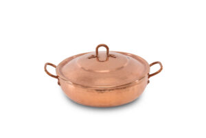 COBRE - CAÇAROLA BAIXA PEQ MARTELADO