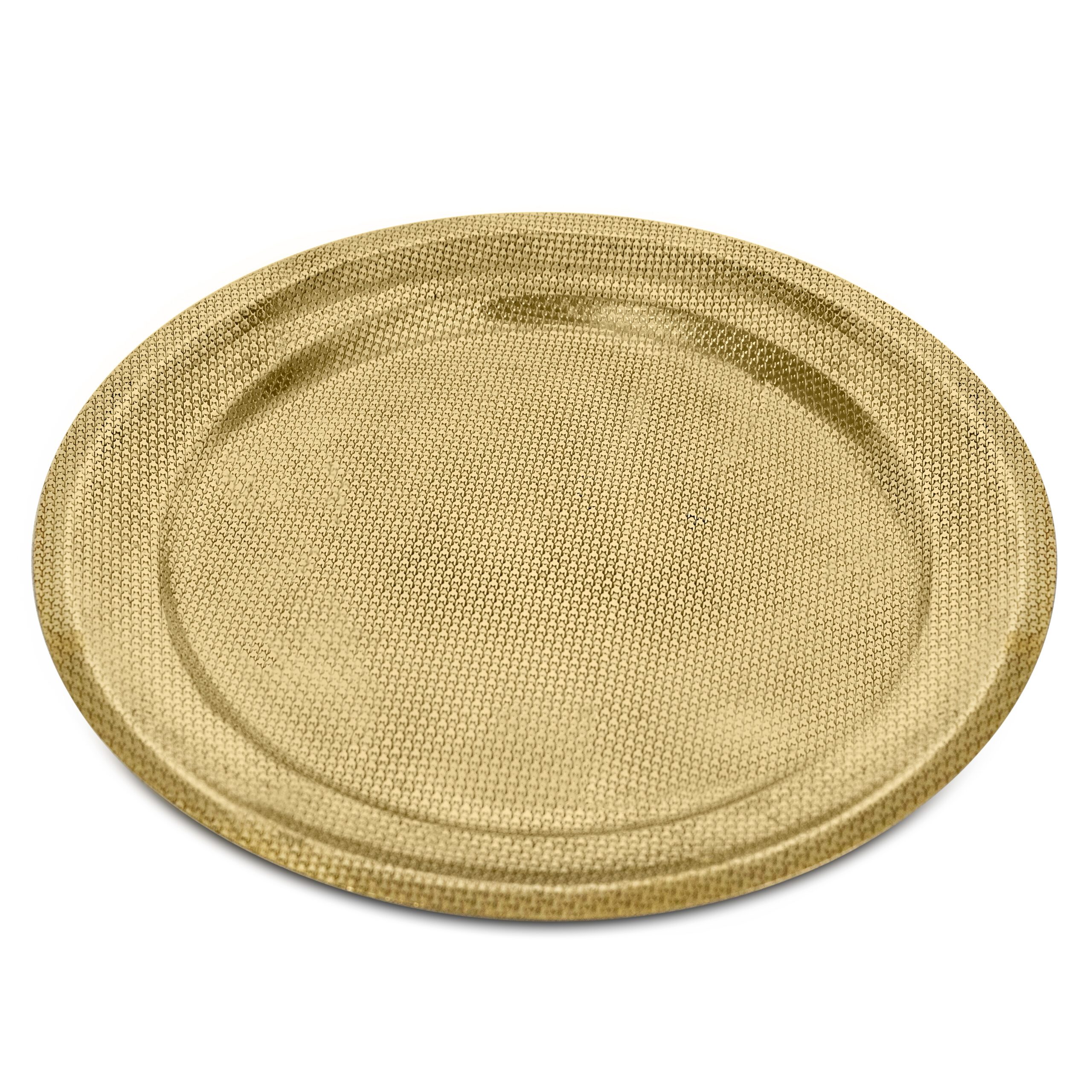 FLOWER - TRAV. REDONDA DOURADA CHANEL 45CM