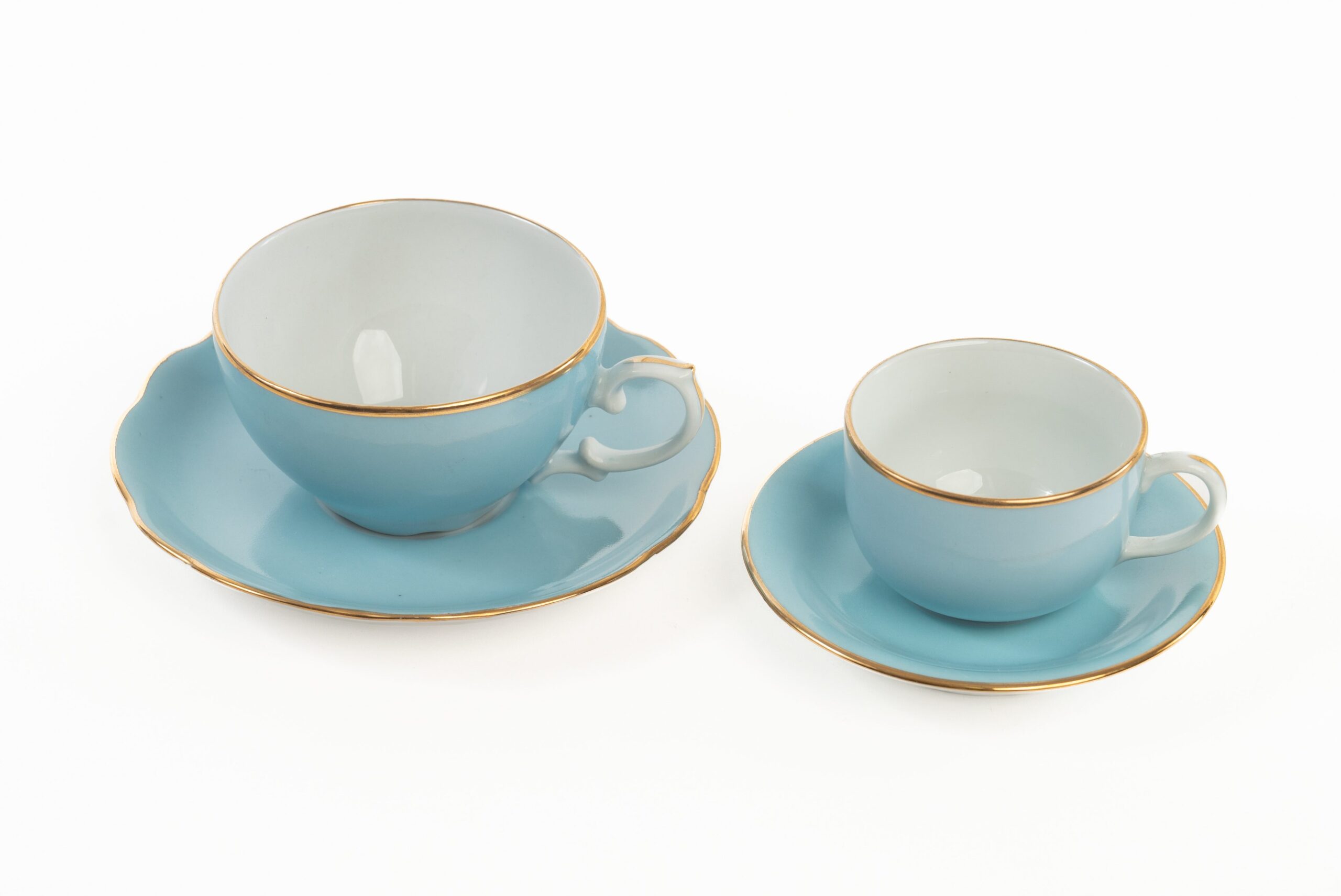 XÍCARA CHÁ C/ PIRES AZUL CLARO