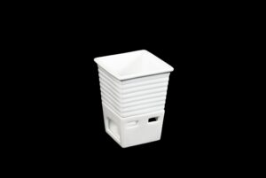 CÊRAMICA - RECHAUD FONDUE QUADRADO