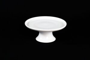 CÊRAMICA - BOLO BARRIL BRANCO