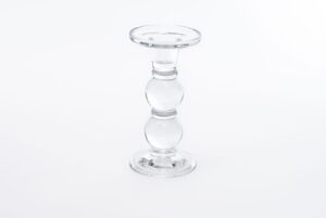 VIDRO - CASTIÇAL 2 BOLAS