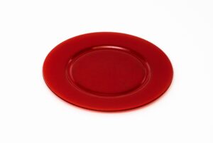 VIDRO - SOUSPLAT VERMELHO