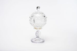 VIDRO - COMPOTEIRA PAVÃO