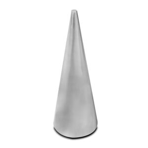 CONE PRATA D27CM H80CM