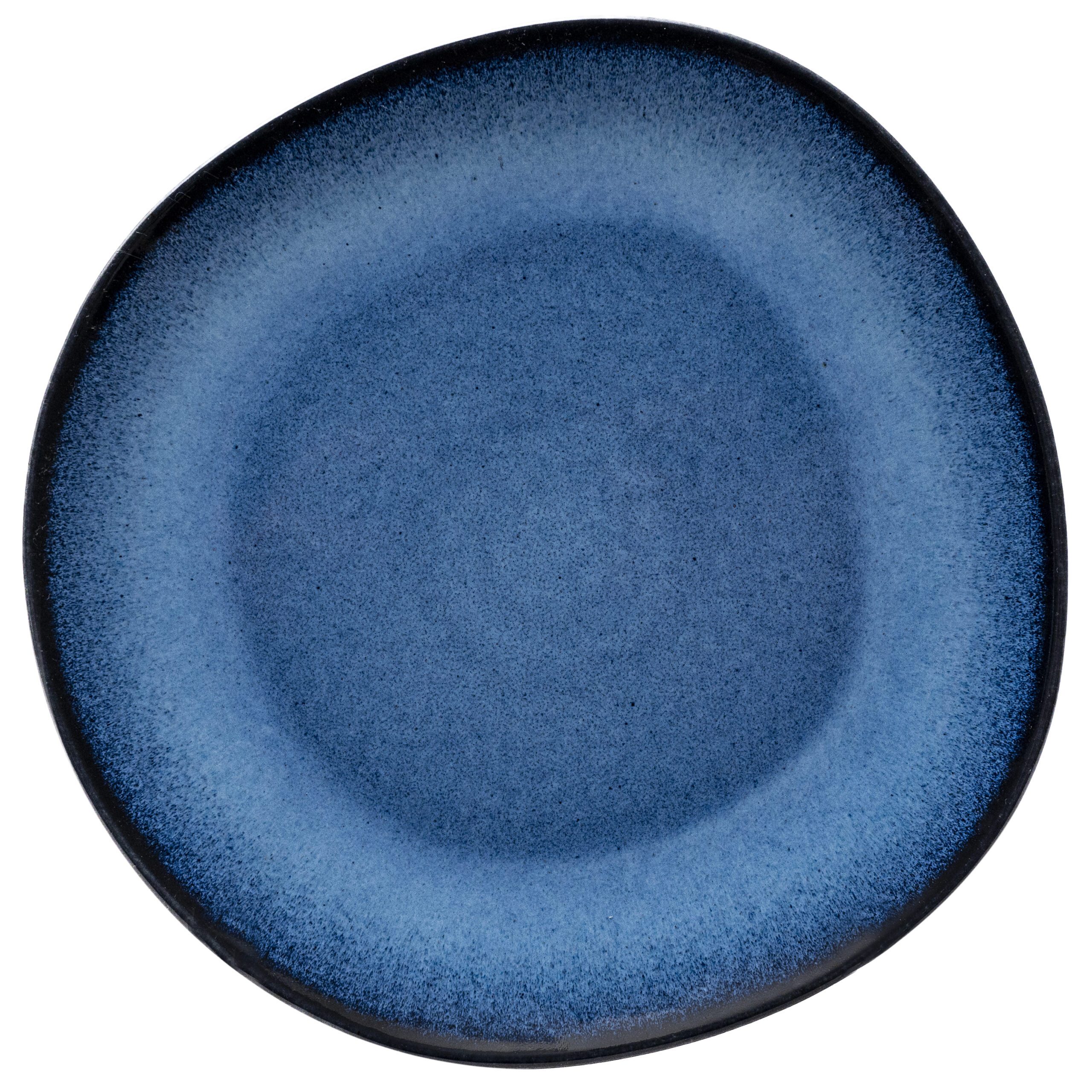 GEO VA - PRATO SOBREMESA 23CM ÁGATA AZUL