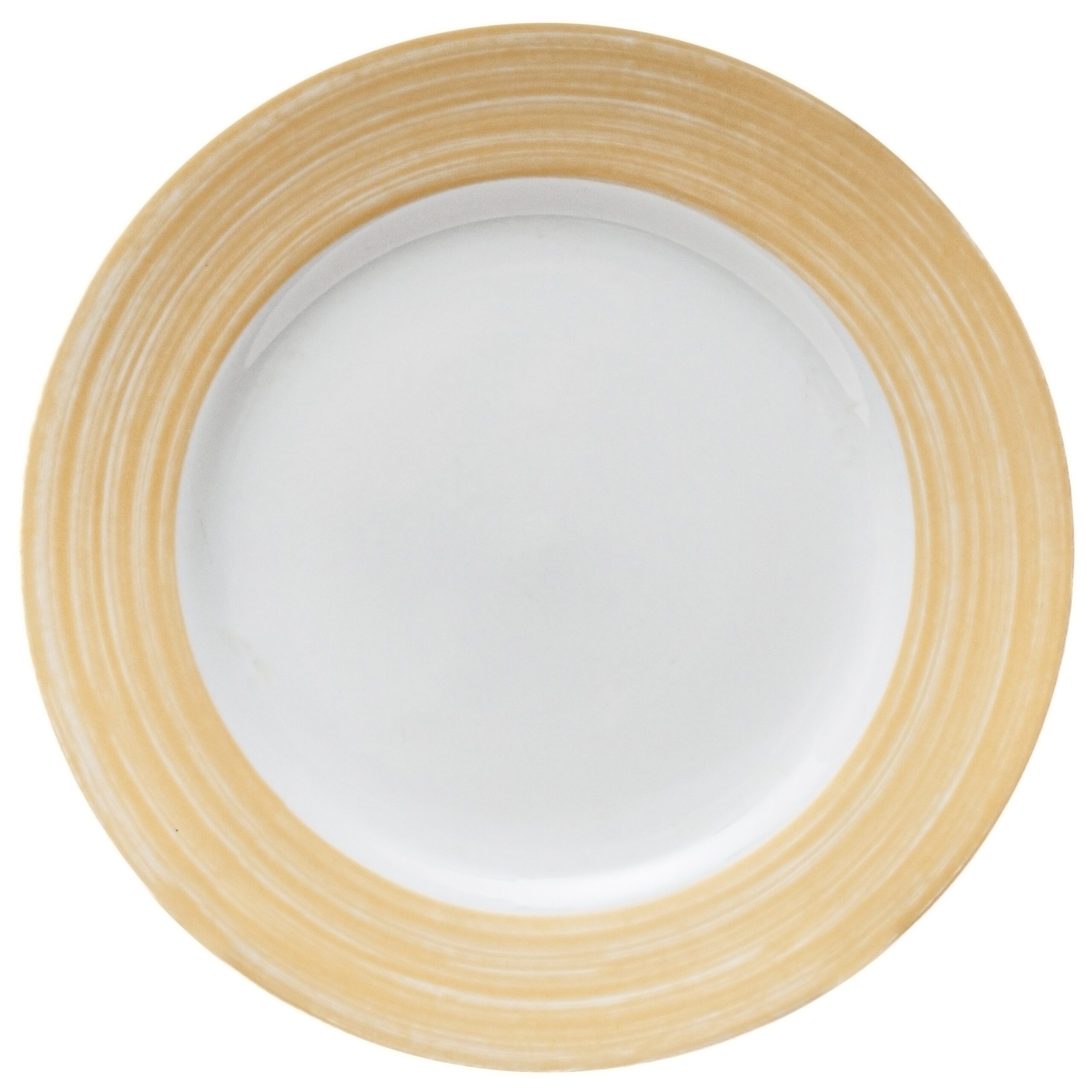 AMARELO PINCELADO - PRATO DE PÃO