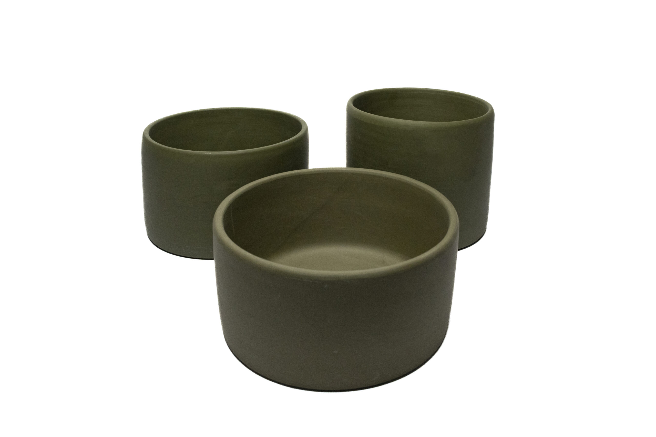 FLINTS - CILINDRO VERDE OLIVA LARGO 22CM H10CM