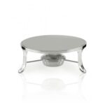 RÉCHAUD CHAPA REDONDO GDE. PRATA