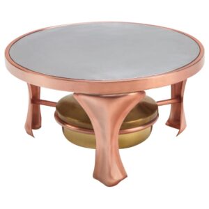 RÉCHAUD CHAPA REDONDO COBRE 22CM.