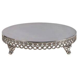 BOLEIRA DE PRATA RENDA 45CM