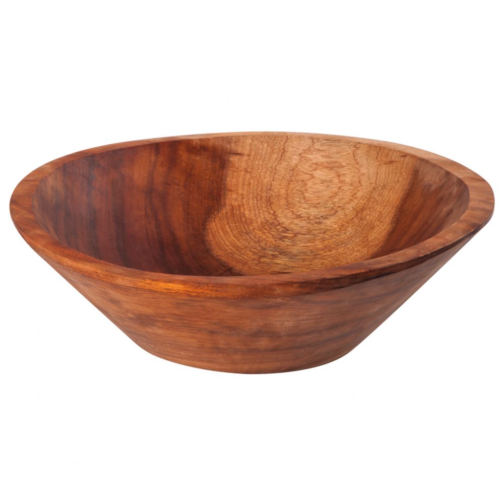 SALADEIRA MADEIRA CÔNE GRANDE