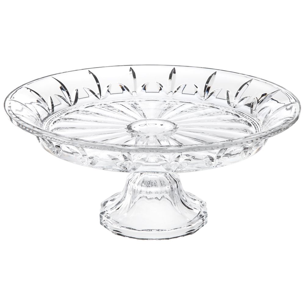 PRATO CRISTAL LIS C/ PÉ 40 CM