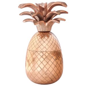 ABACAXI COBRE PEQUENO B12 H 25CM