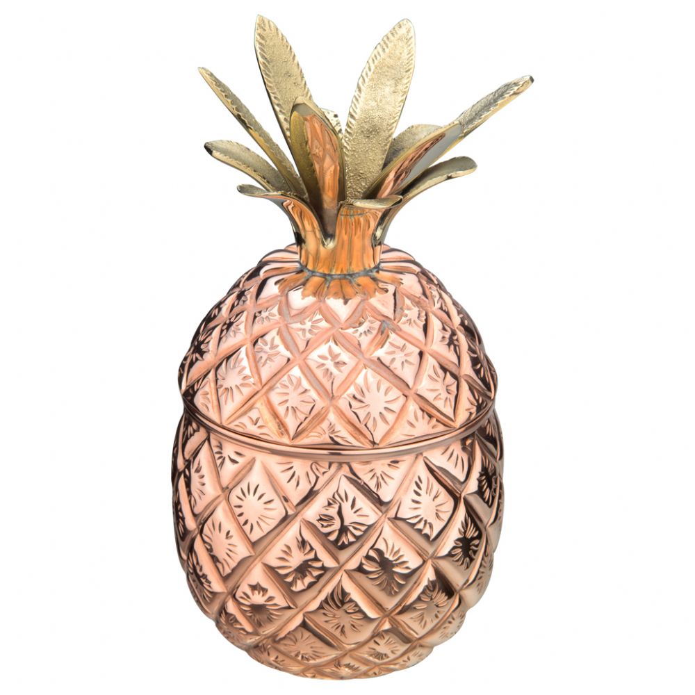 ABACAXI COBRE MINI B 9 H 15CM