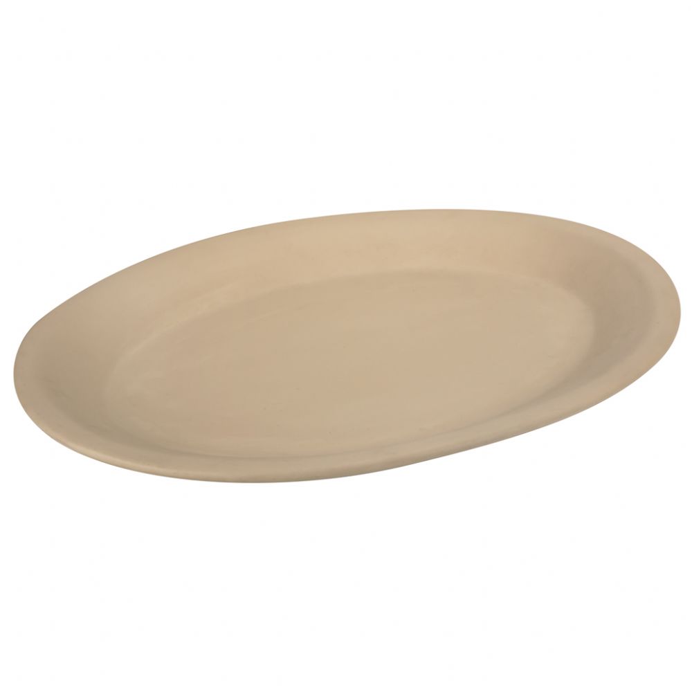 FLINTS - TRAVESSA ABA OVAL MED BEGE 46X35 CM