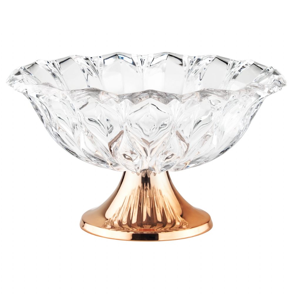 FRUTEIRA BIA GRANDE C/ PÉ COBRE 34X20CM