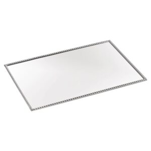 PLACA RET PRATA DUBAI 39X27CM