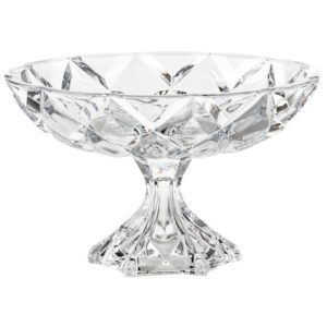 SALADEIRA CRISTAL RED. MEL C/ PÉ 32CM