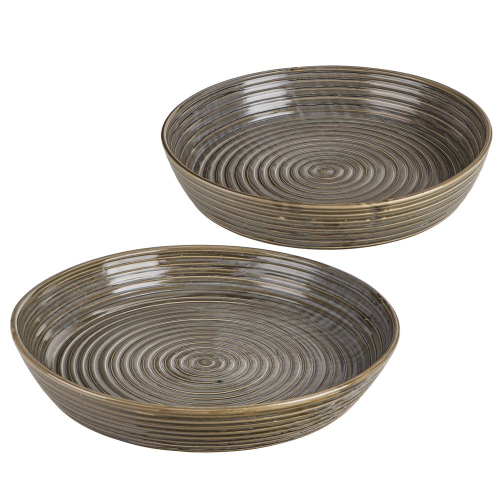 CERÂMICA JADE - TRAVESSA CANELADA 50CM