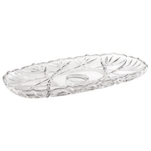 PRATO CRISTAL RETANG DANI 2 - 38X20CM