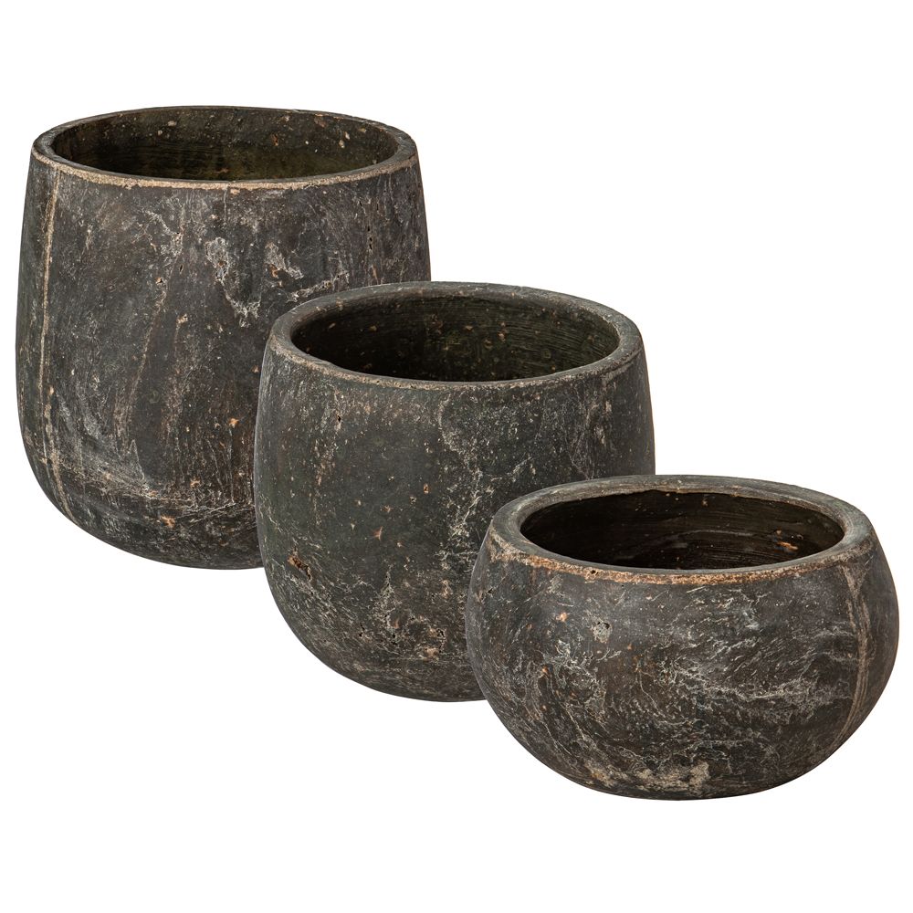 CERAMICA RUSTICA - BOWL CINZA ESCURO 22CM