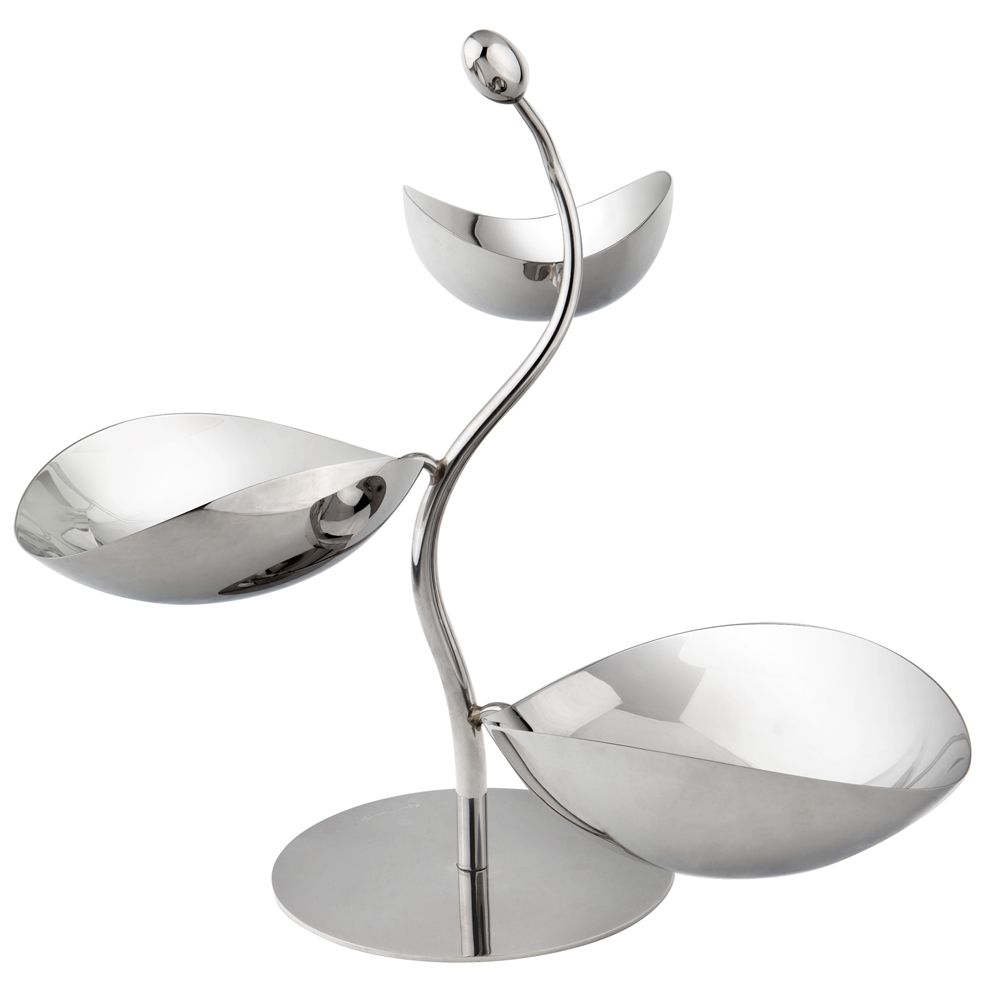 FOLHA - ARVORE 3 FOLHAS PRATA GRANDE