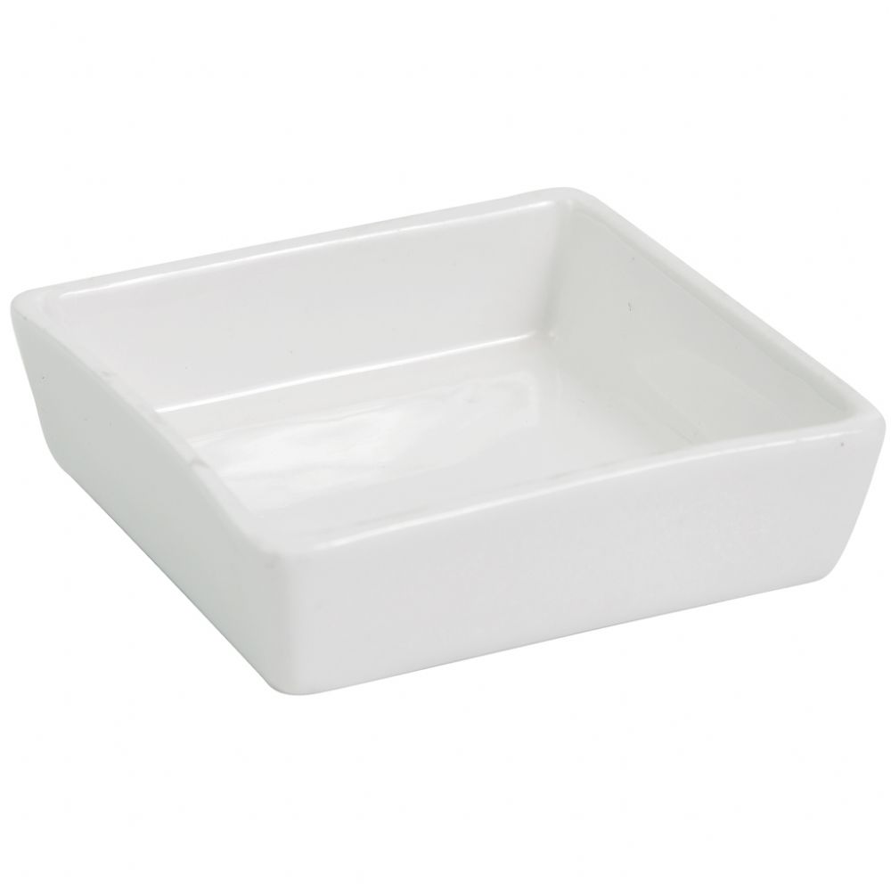 BRANCA - MINI PRATO QUADRADO RETO 7X7