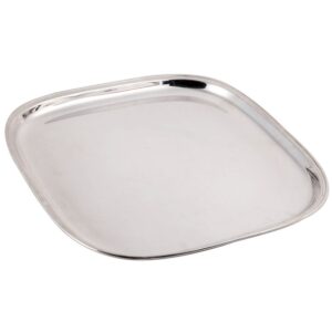BANDEJA PRATA QUADRADA LISA