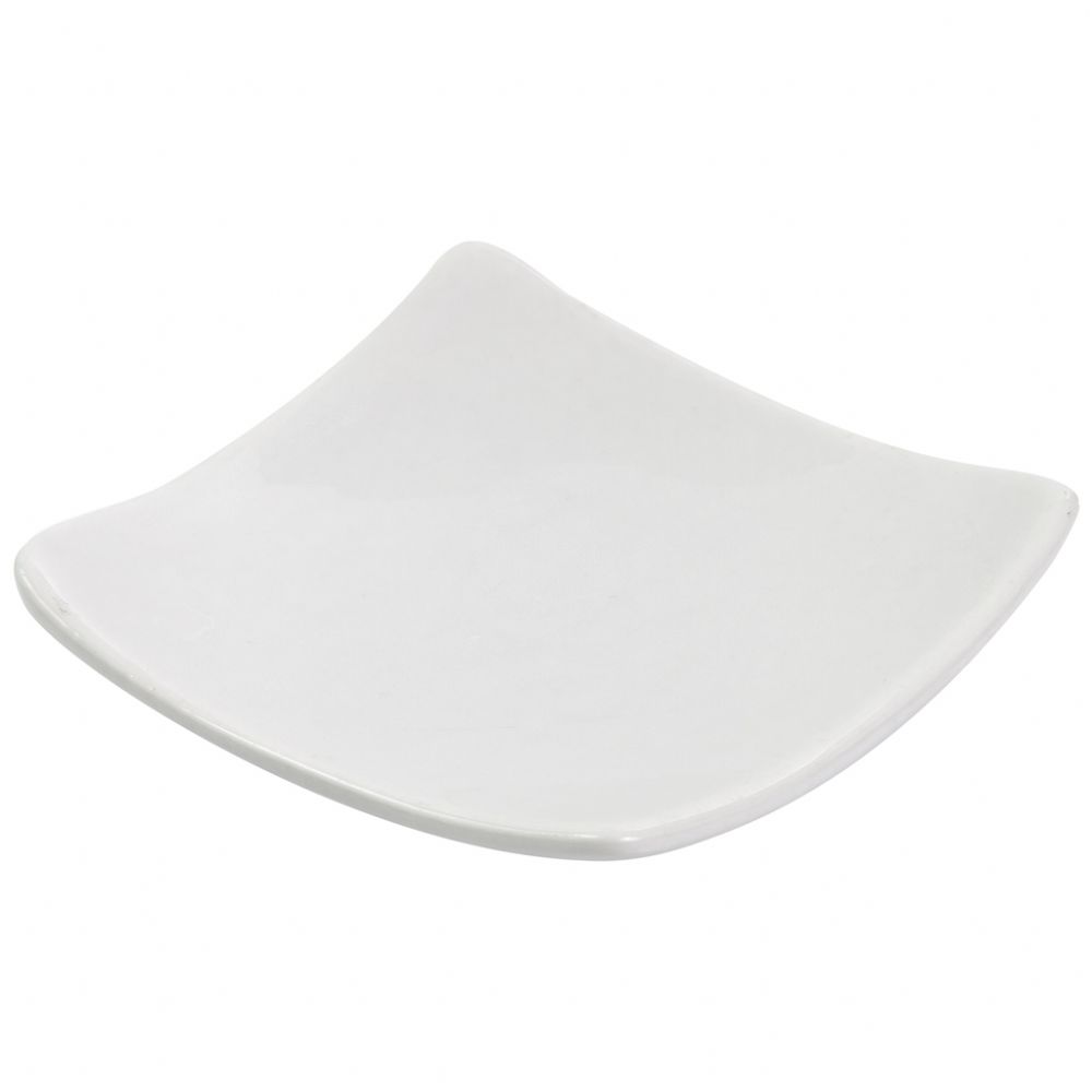 BRANCA - MINI PRATO QUADRADO ORIENTAL 7CM