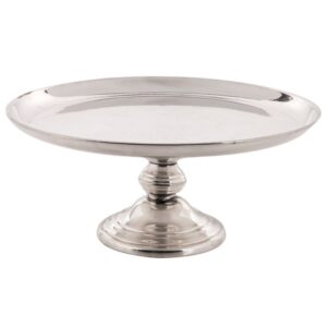 PRATO DE PRATA COM PÉ