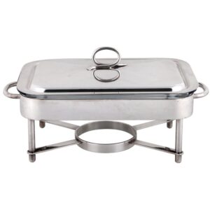 RÉCHAUD PIREX RETANGULAR PRATA