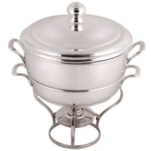 BASE RÉCHAUD PANELA PRATA PEQUENO