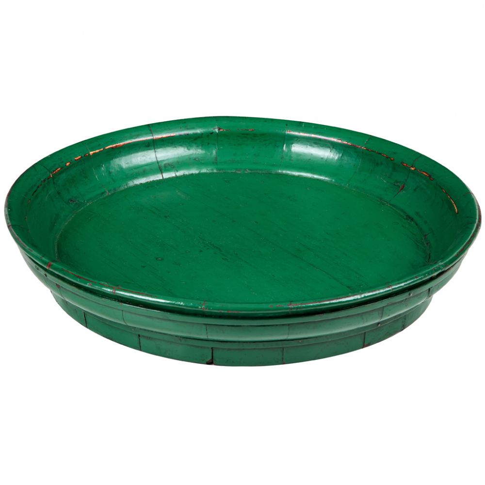 Bandeja Redondo Grande Verde - China