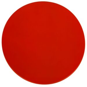 PRATO ACRÍLICO REDONDO LARANJA 40CM