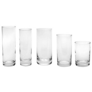 120 - COPO TUBO PEQUENO (220ML) VIDRO LISO