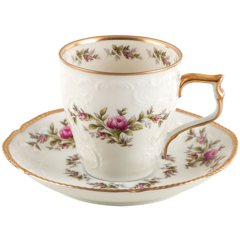 ROSENTHAL FLOR - XÍCARA CAFÉ C/ PIRES